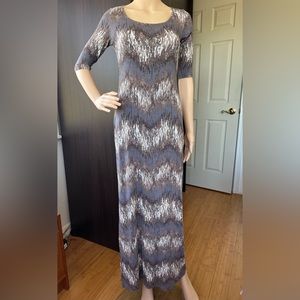 Cynthia Rowley body con maxi long dress sz xs